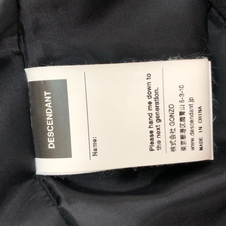  DESCENDANT ジャケット MUMMY PADDING JACKET size3(L) ブラック