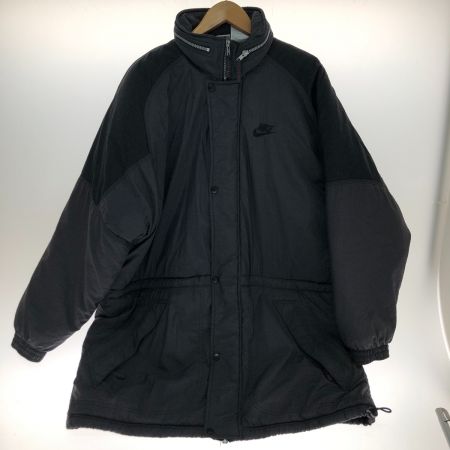  NIKE ナイキ 中綿ハーフコート 90’Sビックロゴ SIZE M F50409 グレー x ブラック