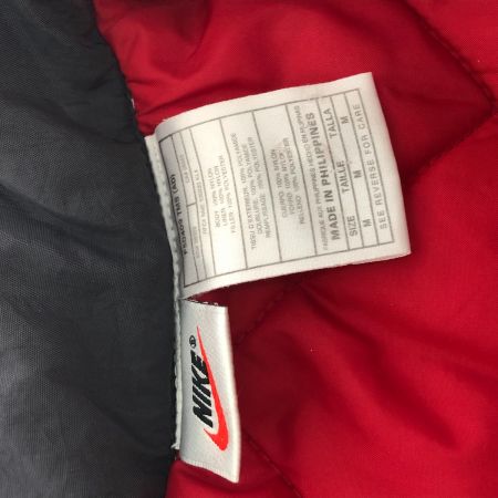  NIKE ナイキ 中綿ハーフコート 90’Sビックロゴ SIZE M F50409 グレー x ブラック