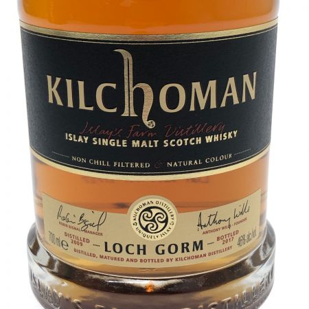 キルホーマン シングルモルトスコッチウイスキー　ロッホゴーム　黒箱 未開栓