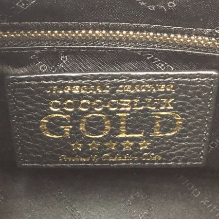  COCOCELUX GOLD ハンドバッグ ブラック