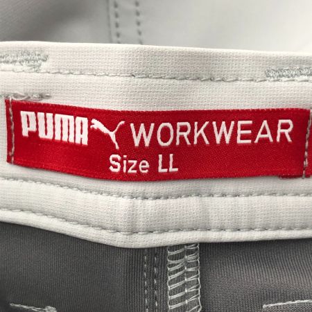  PUMA プーマ セットアップ 作業着 3L/LL  PW-3011A/PW-3015A ライトグレー