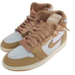 □□ NIKE ナイキ エアジョーダン1 レトロ ハイ OG プラリネ　27.5ｃｍ FN6622 201 カーキ Aランク
