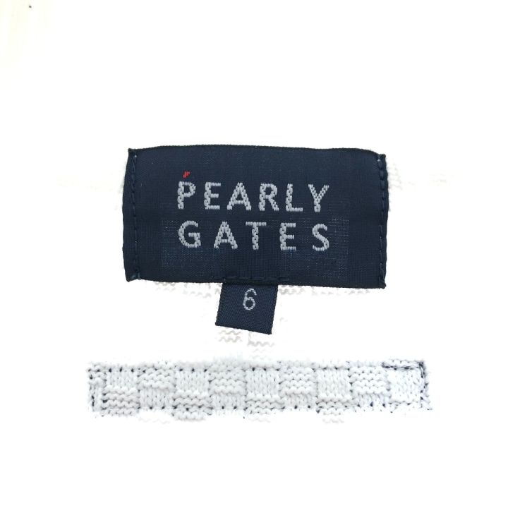 PEARLY GATES パーリーゲイツ フルジップ ニット ジャケット 6 PEARLY GATES パーリーゲイツ フルジップ ニット ジャケット 6