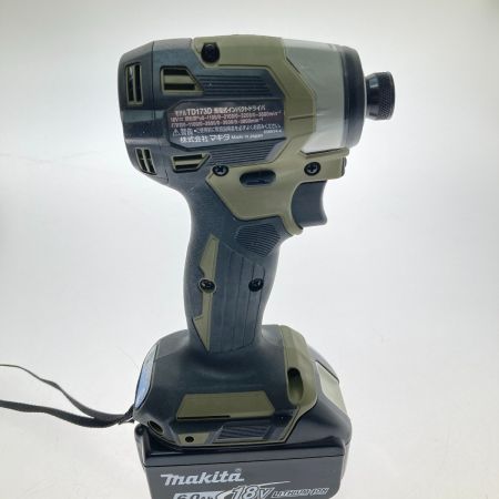  MAKITA マキタ 充電式インパクトドライバ 18v 6.0Ah TD173DRGXO オリーブ