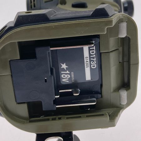  MAKITA マキタ 充電式インパクトドライバ 18v 6.0Ah TD173DRGXO オリーブ