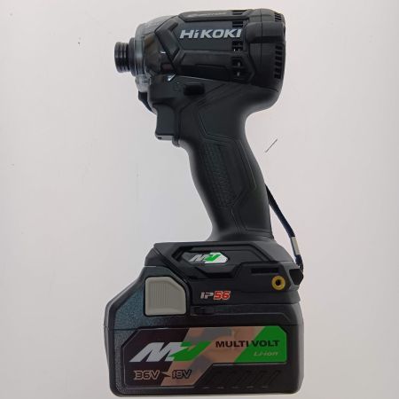  HiKOKI ハイコーキ コードレスインパクトドライバ　36V WH36DC(2XPB) ブラック