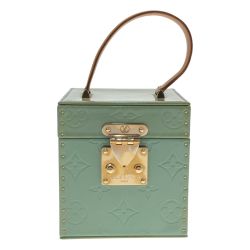 □□ LOUIS VUITTON ルイヴィトン バッグ ハンドバッグ モノグラム・ヴェルニ ブリーカー AS1928 グリーン M91003 Cランク