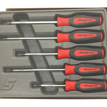  Snap-on スナップオン ダイヤモンドチップドライバーセット プラスドライバーセット 5本セット ＳＧＤＤＰ50ＢＲ