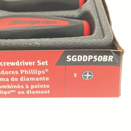  Snap-on スナップオン ダイヤモンドチップドライバーセット プラスドライバーセット 5本セット ＳＧＤＤＰ50ＢＲ