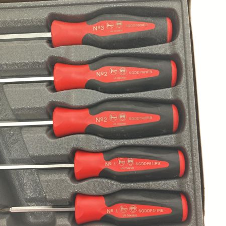  Snap-on スナップオン ダイヤモンドチップドライバーセット プラスドライバーセット 5本セット ＳＧＤＤＰ50ＢＲ