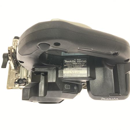  MAKITA マキタ 125mm充電式マルノコ　18Ｖ HS474D ブラック 本体のみ