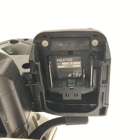  MAKITA マキタ 125mm充電式マルノコ　18Ｖ HS474D ブラック 本体のみ