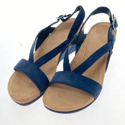 □□ UGG アグ サンダル ウェッジソール ケンリ― 22cm 1006361 ネイビー Bランク