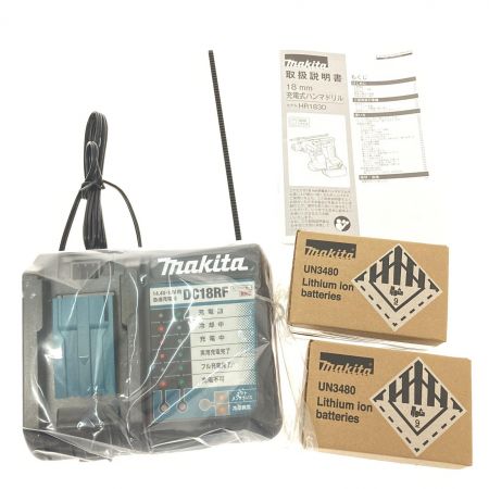  MAKITA マキタ 18ｍｍ充電式ハンマドリル　 18v 6.0Ah HR183DRGX グリーン