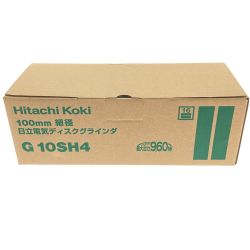 □□ HiKOKI ハイコーキ 100ｍｍ　細径　電気ディスクグラインダ G 10SH4 シルバー Sランク
