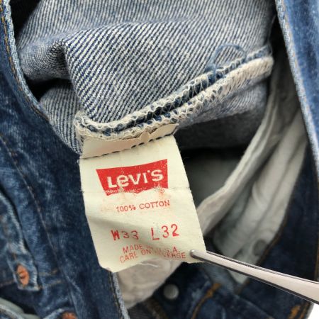  LEVI'S リーバイス ジーンズ 501 SIZE W33×L32 リペアあり ボタン裏刻印532 アメリカ製 90年製 古着 インディゴ