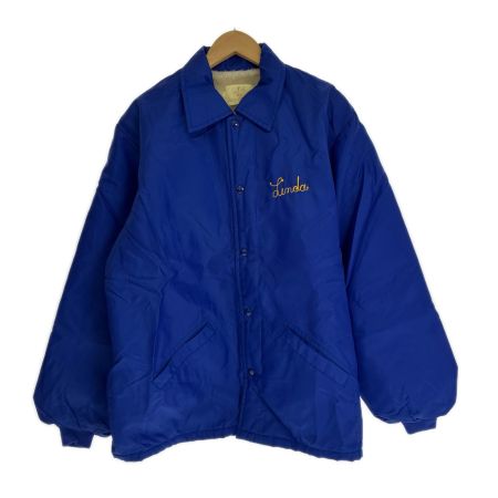 80s F&C SPORTSWEAR ジャケット コーチジャケット ナイロンジャケット SIZE L USA製 ブルー 古着