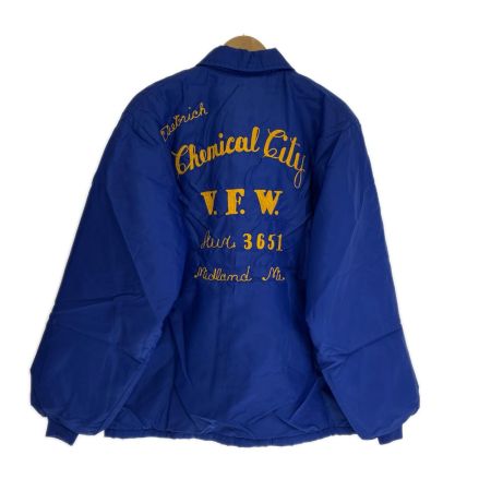 80s F&C SPORTSWEAR ジャケット コーチジャケット ナイロンジャケット SIZE L USA製 ブルー 古着