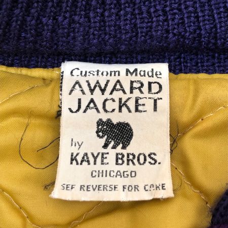  70~80s KAYE BROS ジャケット アワードジャケット 古着 パープル