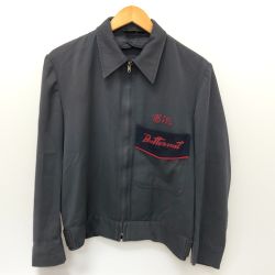 □□ 50s Unknown ジャケット ワークジャケット デコ棒形TALON 古着 グレー Cランク