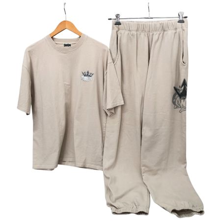  9090 セットアップ キングロゴセットアップ SIZE L NN1693 ベージュ