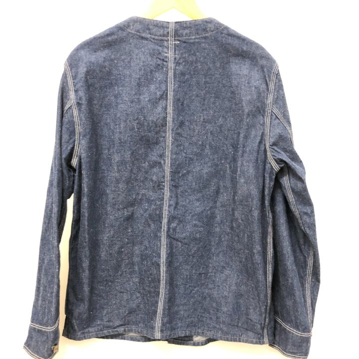 orSlow ジャケット ノーカラーカバーオール サイズ1 古着 インディゴ