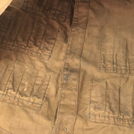  40s ベスト ハンティングベスト 古着 ブラウン