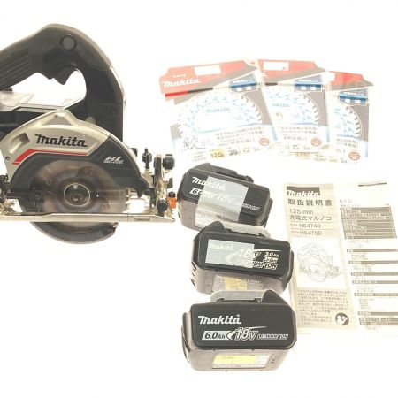  MAKITA マキタ 125ｍｍ充電式マルノコ　18Ｖ HS474D ブラック