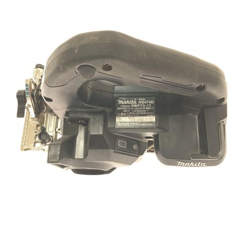  MAKITA マキタ 125ｍｍ充電式マルノコ　18Ｖ HS474D ブラック