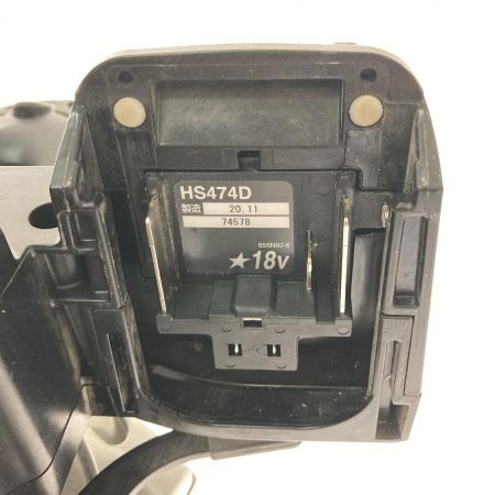  MAKITA マキタ 125ｍｍ充電式マルノコ　18Ｖ HS474D ブラック