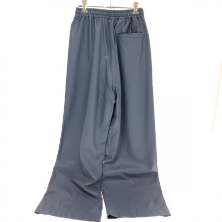  MAISON SPECIAL パンツ ヴィーガンレザーイージーパンツ SIZE S 未使用品(S)  21232465310 ブルー
