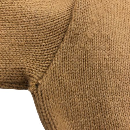  60~70s EAST-TENN カーディガン レタードカーディガン SIZE40 古着 カーキ