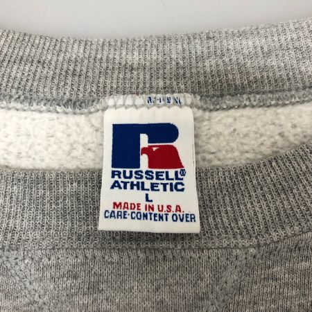  90s RUSSELL スウェット トレーナー Lサイズ 古着 グレー