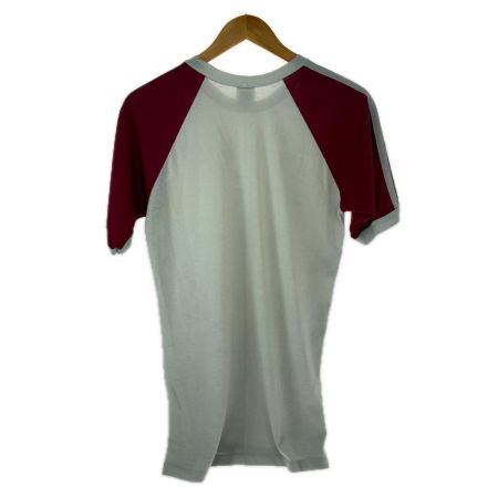  80s adidas Originals Tシャツ SIZE M 古着 ワインレッド