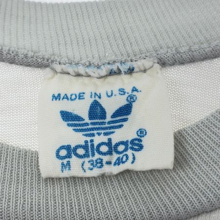  80s adidas Originals Tシャツ SIZE M 古着 ワインレッド