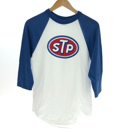  90s AUGUSTA Tシャツ 7分袖Tシャツ SIZE S STP 古着 ブルー