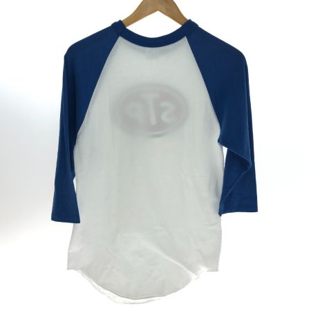  90s AUGUSTA Tシャツ 7分袖Tシャツ SIZE S STP 古着 ブルー