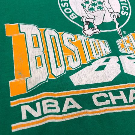  70~80s ARTEX Tシャツ SIZE L 古着 BOSTON CELTICS グリーン