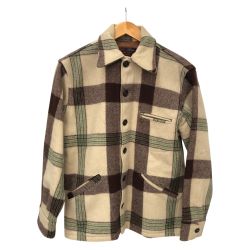 □□ 40~50s BIG MUSKY ジャケット ウールジャケット 古着 ベージュ Cランク