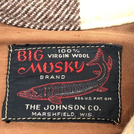  40~50s BIG MUSKY ジャケット ウールジャケット 古着 ベージュ