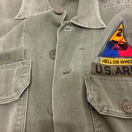 60s US.ARMY シャツ OG107 ユーティリティシャツ 古着 オリーブ