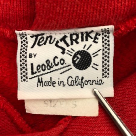  50s King Louie パーカー プルオーバーパーカー SIZE S 古着 TEN STRIKEタグ レッド