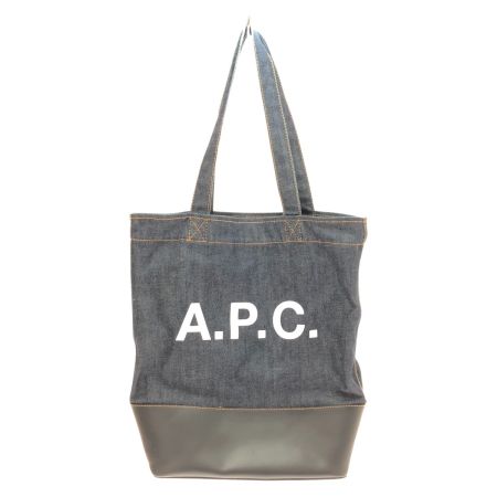  A.P.C アーペーセー トートバッグ デニム CODDP M61444 A4 CODDP M61444 ダークネイビー