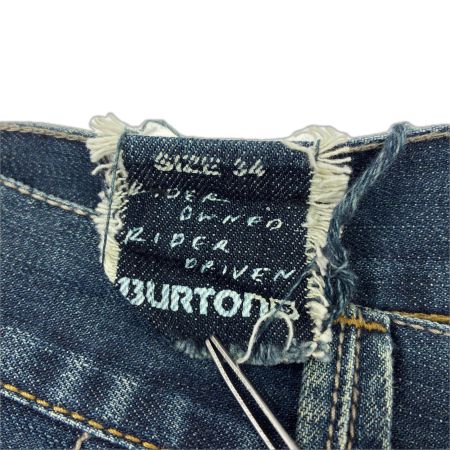  BURTON バートン ジーンズ デニムパンツ SIZE 34 インディゴ