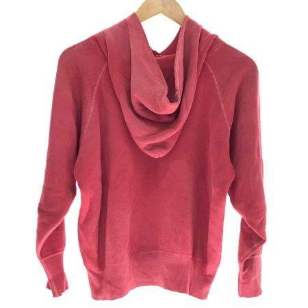  60s パーカー プルオーバーパーカー サンフェード 古着 レッド