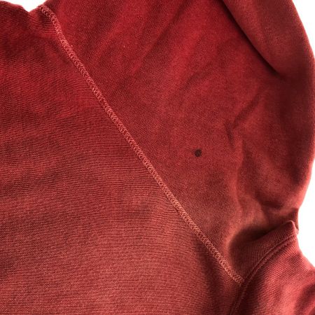  60s パーカー プルオーバーパーカー サンフェード 古着 レッド