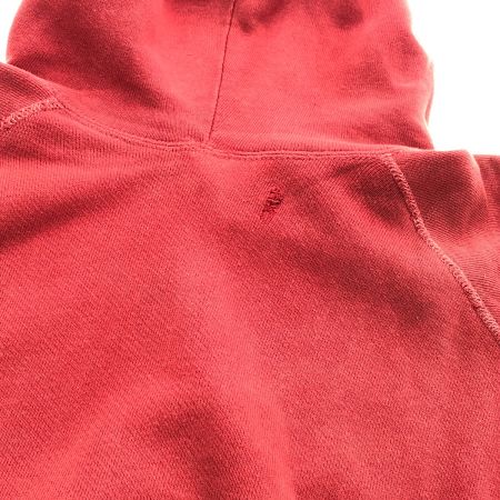  60s パーカー プルオーバーパーカー サンフェード 古着 レッド