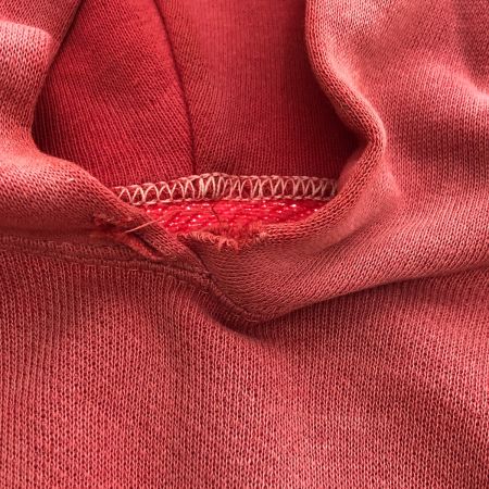  60s パーカー プルオーバーパーカー サンフェード 古着 レッド