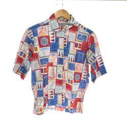 □□ 60s シャツ 半袖シャツ 16 古着 ホワイト Cランク